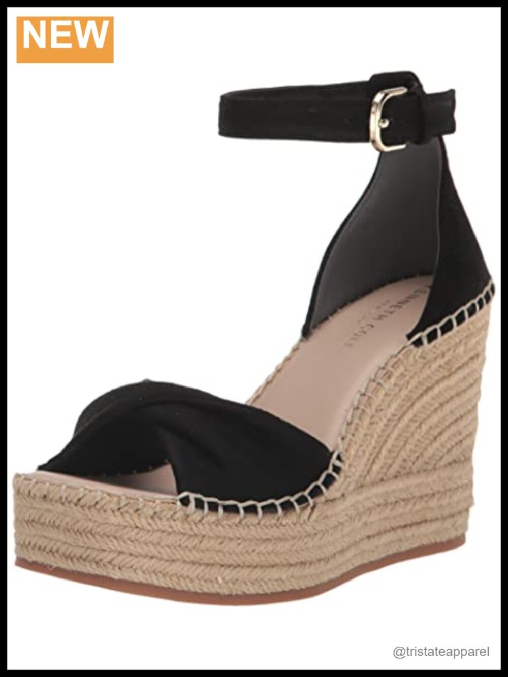 Kenneth Cole New York Women's Sol Wedge Sandal with Ankle Strap